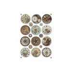 Stamperia Rice Paper A4 - Voyages Fantastiques Gears