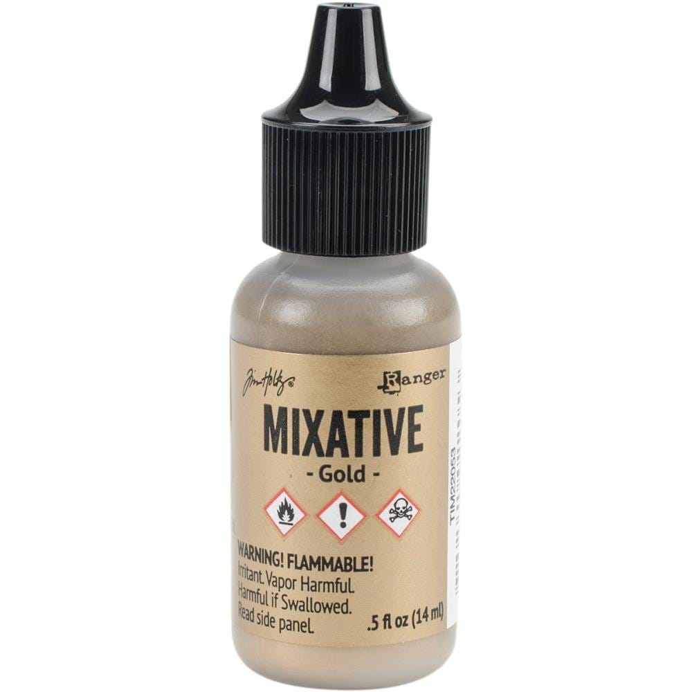 Tim Holtz Alcohol Ink Metallic Mixatives - Gold