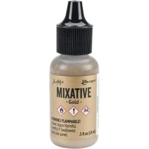 Tim Holtz Alcohol Ink Metallic Mixatives - Gold