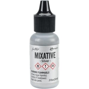 Tim Holtz Alcohol Ink Metallic Mixatives - Silver