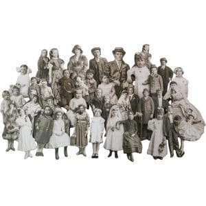 Tim Holtz Idealogy Baseboard Dolls 36/pkg