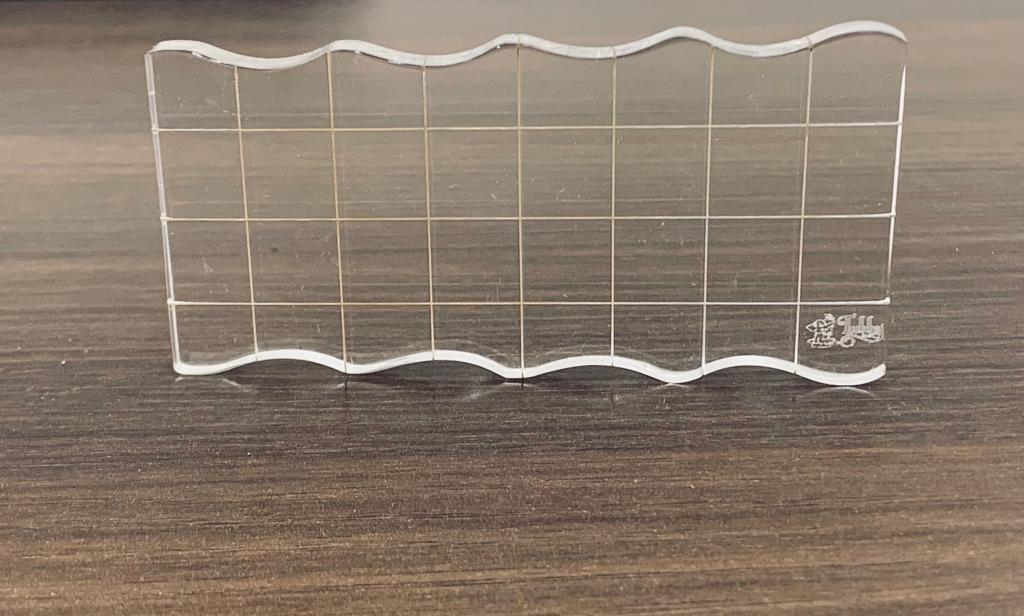Tubby Craft Clear Acrylic Block - 2 by 4 inches