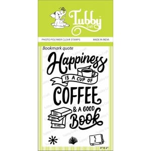 Tubby Photopolymer Clear Stamps - Bookmark Quote