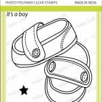 Tubby Photopolymer Clear Stamps - It's a Boy
