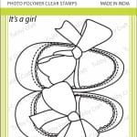 Tubby Photopolymer Clear Stamps - It's a Girl