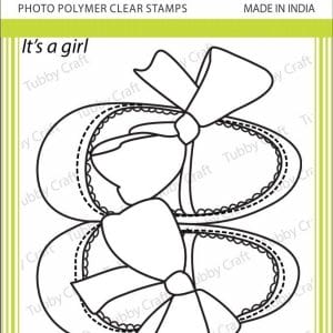 Tubby Photopolymer Clear Stamps - It's a Girl