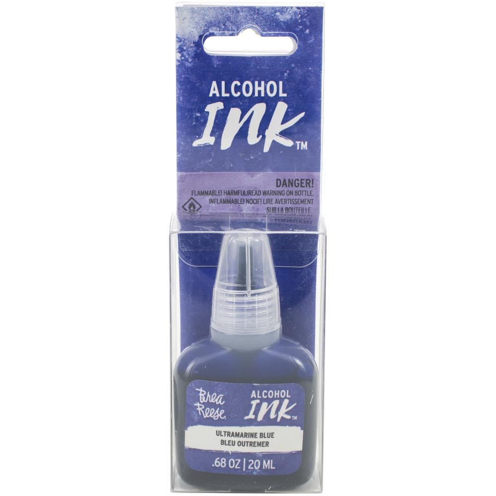 Brea Reese Alcohol Inks 20ml - Ultramarine Blue BreaReese alcohol ink Ultramarine Blue 20ml Brea Reese Alcohol Inks 20ml - Ultramarine Blue