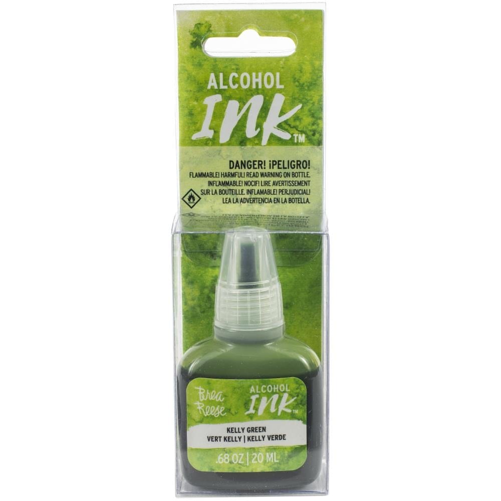 Brea Reese Alcohol Inks 20ml - Kelly Green BreaReese alcohol ink kelly green 20ml Brea Reese Alcohol Inks 20ml - Kelly Green