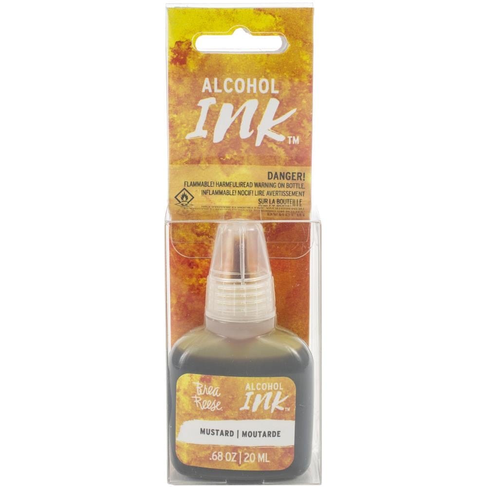 Brea Reese Alcohol Inks 20ml - Mustard BreaReese alcohol ink mustard 20ml Brea Reese Alcohol Inks 20ml - Mustard