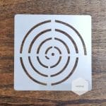 Mandala 5by5 inch stencils (Design 1)