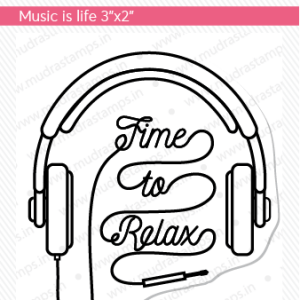 Mudra Craft Stamps - Music is life