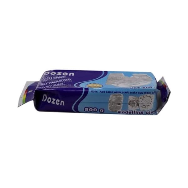 Dozen White Modelling clay (500 gms)