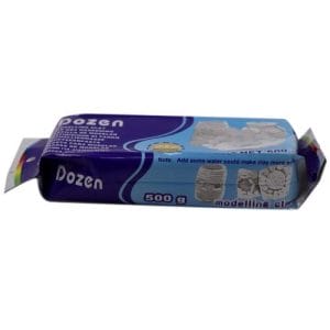 Dozen White Modelling clay (500 gms)