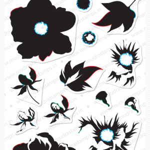 Mudra Craft Stamps - Bloomy Day