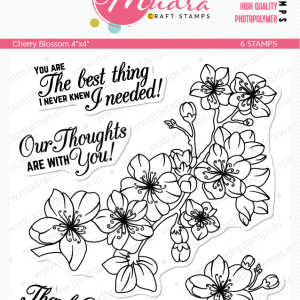 Mudra Craft Stamps - Cherry bloosom