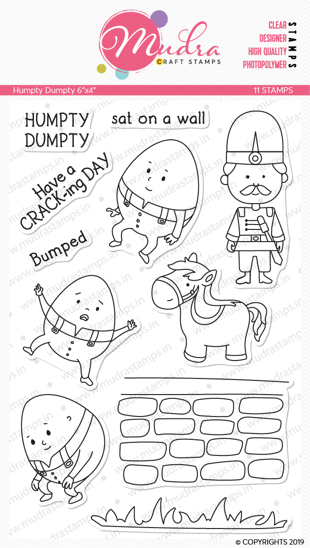Mudra Craft Stamps - Humpty Dumpty