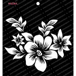 Mudra Stencils - Floral Spray