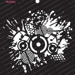 Mudra Stencils - Grunge Music effect