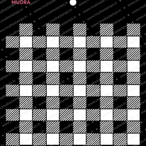 Mudra Stencils - Plaid