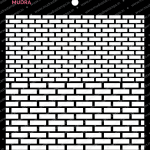 Mudra Stencils - Tiny Bricks