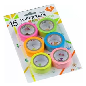 Paper Tape (Pack of 6) - 9mm by 5m