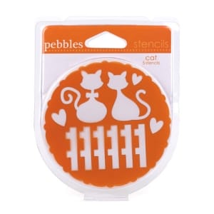 Pebbles Stencil (Set of 10 mini stencils) - Cats