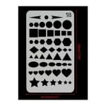 Planner Stencil - various sized shapes (4 by 7 inch)