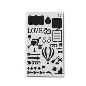 Planner Stencil - Love (4 by 7 inch)