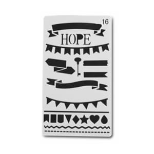 Planner Stencil - Hope (4 by 7 inch)