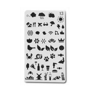 Planner Stencil - Various Icons (4 by 7 inch)