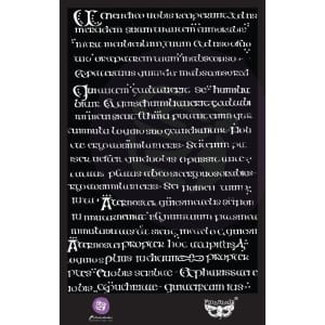 Prima Marketing Finnabair Stencil 6"X9" - Manuscript