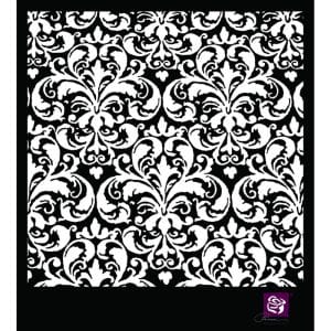 Prima Designer Stencil 6"X6" - Flourish