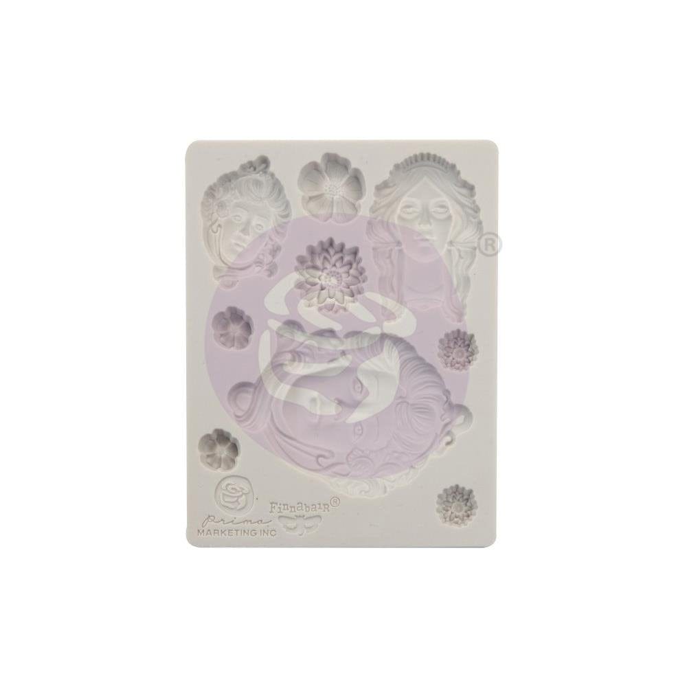 Prima Finnabair Decor Moulds 3.5"X4.5" - Art Nouveau prima marketing mould art novuea 2 prima_marketing_mould_art_novuea_2