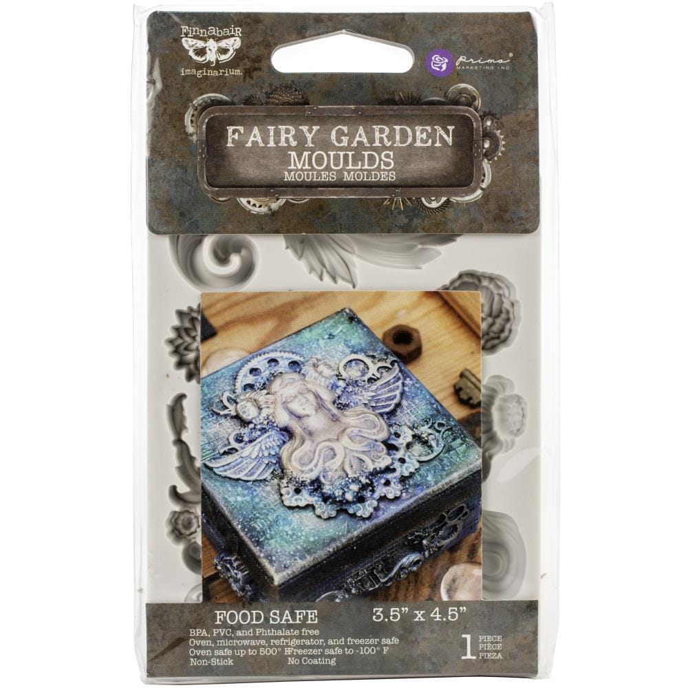 Prima Finnabair Decor Moulds 3.5"X4.5" - Fairy Garden prima marketing mould fairy garden prima_marketing_mould_fairy_garden