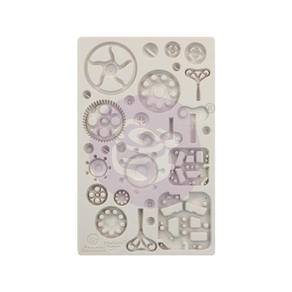 Prima Marketing Finnabair Decor Moulds 5"X8" - Mechanica prima marketing mould mechanica 1 prima_marketing_mould_mechanica_1