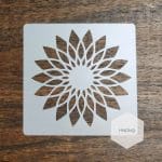 Mandala 5by5 inch stencils (Design 10)
