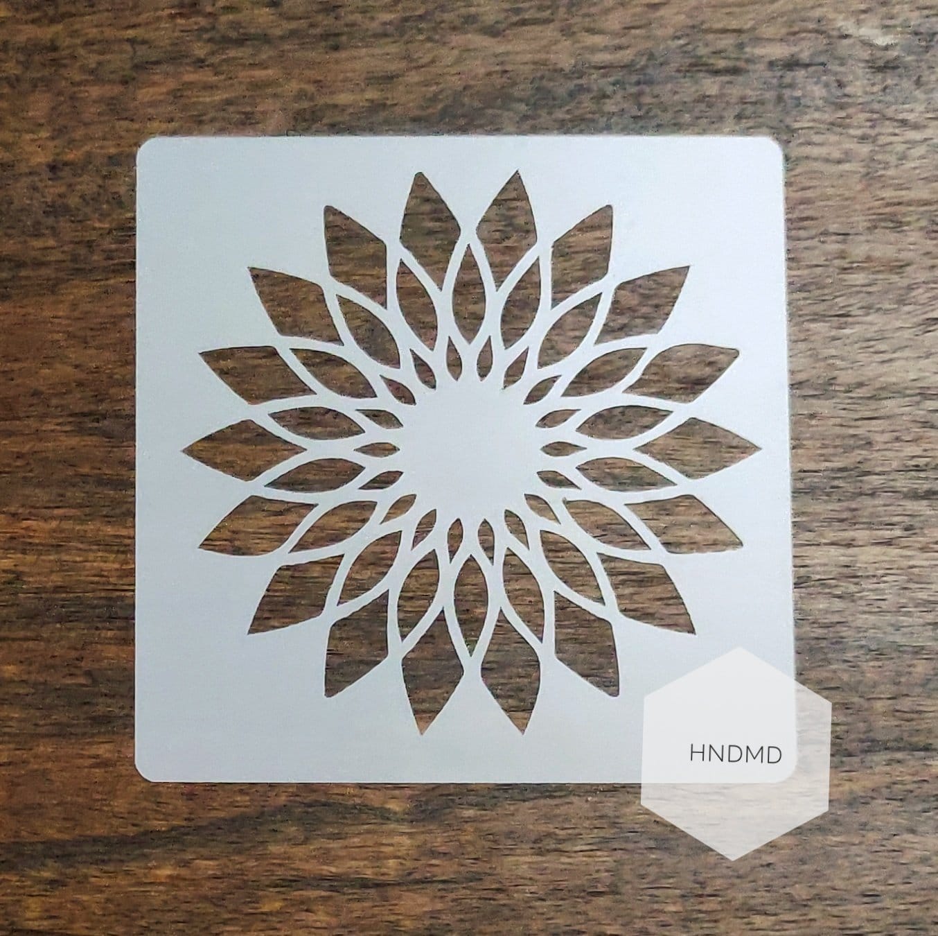 Mandala 5by5 inch stencils (Design 10) stencil CHCS 113 10 Mandala 5by5 inch stencils (Design 10)