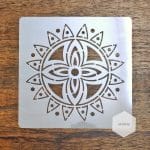 Mandala 5by5 inch stencils (Design 11)