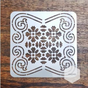 Mandala 5by5 inch stencils (Design 12)