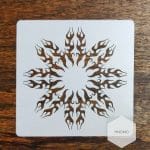 Mandala 5by5 inch stencils (Design 16)