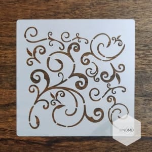 Mandala 5by5 inch stencils (Design 18)