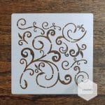 Mandala 5by5 inch stencils (Design 18)