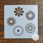 Mandala 5by5 inch stencils (Design 19)
