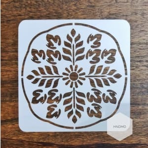 Mandala 5by5 inch stencils (Design 20)