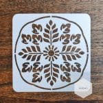 Mandala 5by5 inch stencils (Design 20)