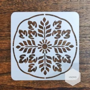 Mandala 5by5 inch stencils (Design 20)