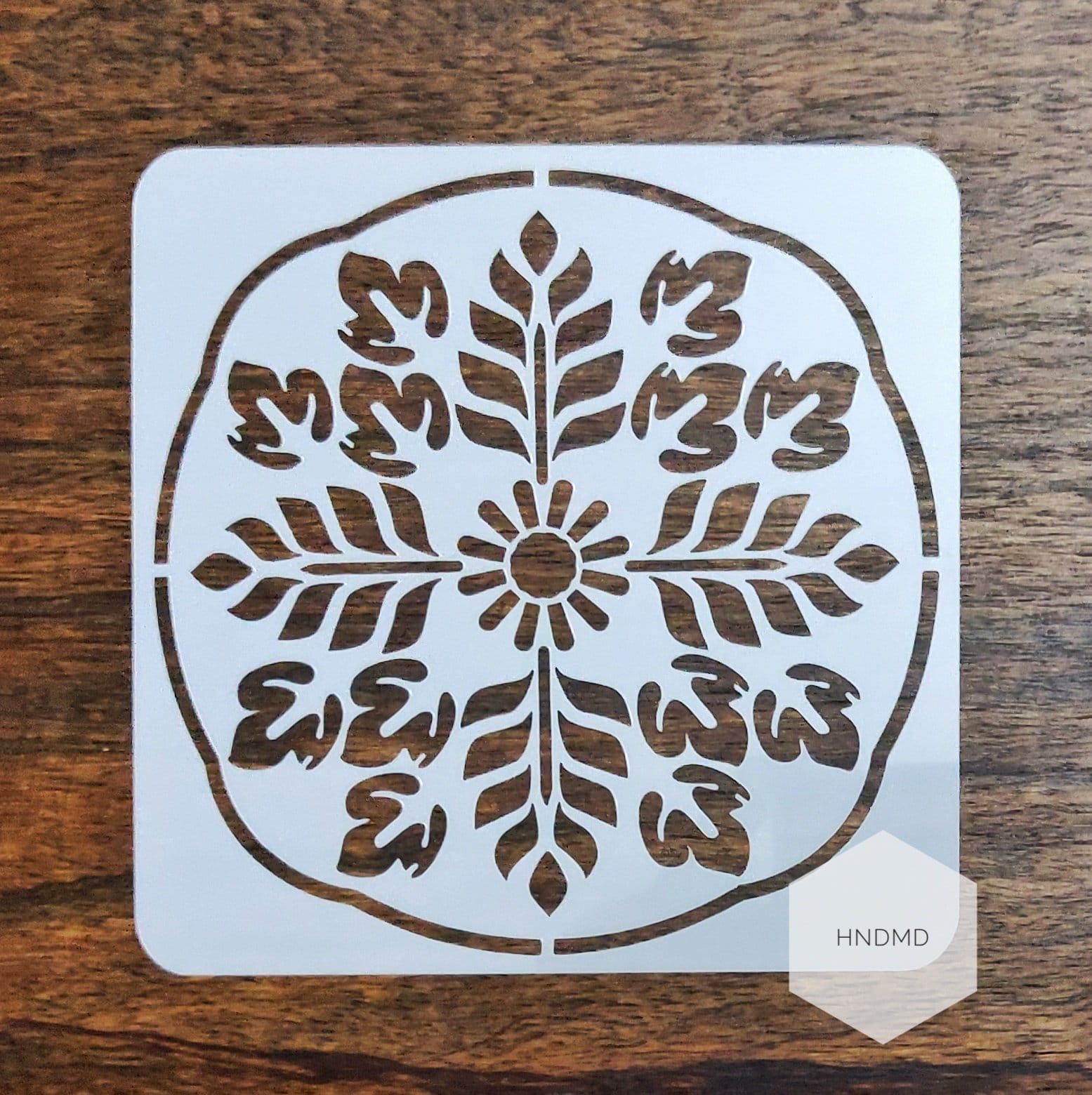Mandala 5by5 inch stencils (Design 20) stencil CHCS 113 20 Mandala 5by5 inch stencils (Design 20)