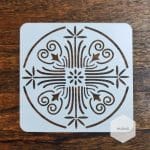 Mandala 5by5 inch stencils (Design 22)