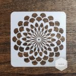 Mandala 5by5 inch stencils (Design 25)