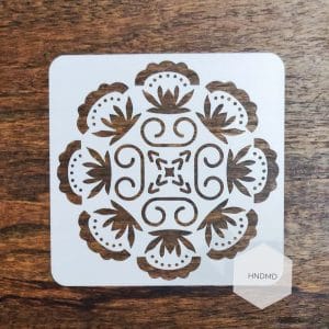 Mandala 5by5 inch stencils (Design 26)